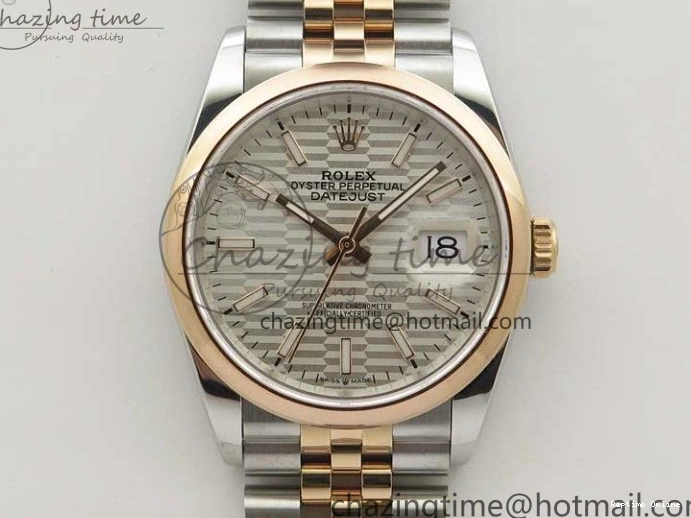 0123 TravelReady DateJust 36 SS RG 126201 BP Maker 1:1 Best Edition Silver Dial on Jubilee Bracelet 2506